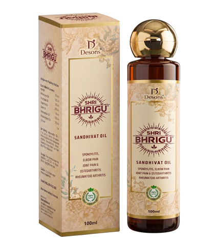 Shribhrigu Pain Oil — Ayurvedic Relief for Joint, Knee, Back & Muscle Pain | AYUSH Certified (100ml)